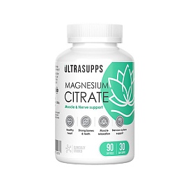 UltraSupps Magnesium Citrate 90 Caps