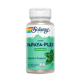 Solaray Papaya-Plex 90 Chewables 