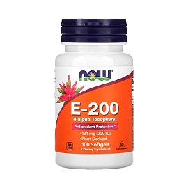 NOW E-200 100 softgels