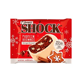 Fitnes Shock Protein Brownie 50 g Gingerbread
