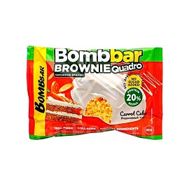 Bombbar Brownie Quadro 50 g Сarrot cake