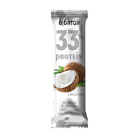 Ё|батон Батончик не глазированный 33% 45 g Coconut 