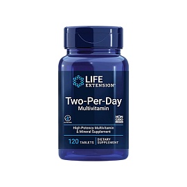 Life Extension Two-Per-Day Miltivitamin 120 Caps