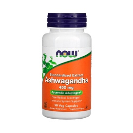 NOW Ashwagandha 450 mg 90 veg capsules 