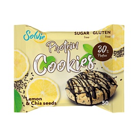 Solvie Protein Cookies 50 g Lemon&Chia Seed