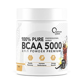 Optimum System 100% Pure BCAA 5000 200 g Colla Vanilla  