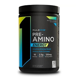 RuleOne Pre-Amino Energy 252 g Blue Raz Lemonade 