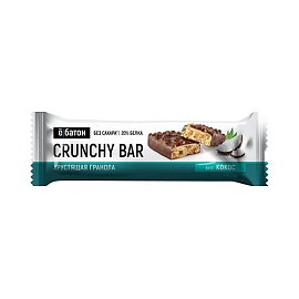 Ё|батон 20% Crunchhy Bar Хрустящая гранола 40 g Кокос