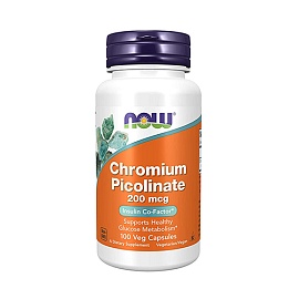 NOW Chromium Picolinate 200 mcg 100 veg caps