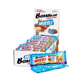 Bombbar Muesli 45 g Peanut Flax Sesame  
