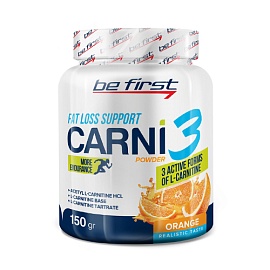 Be First Carni 3 Powder 150 g Orange