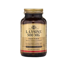 Solgar L-Lysine 500 mg 100 Veg Caps