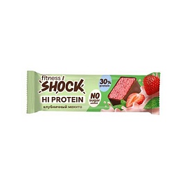 Fitnes Shock Hi Protein 40 g Клубничный Мохито 