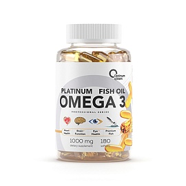 Optimum System Platinum Faish Oil Omega 3 180 capsules 