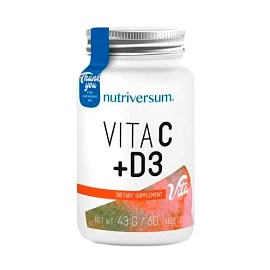 Nutriversum Vita C +D3 60 tablets