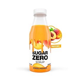Steel Power Sugar Zero Syrup 320 ml Персик