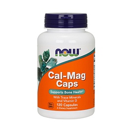 NOW Cal-Mag Caps 120 veg capsules 