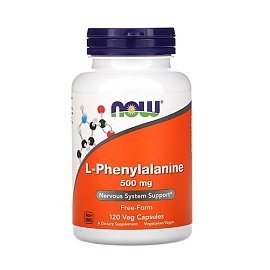 NOW L-Phenylalanine 500 mg 120 veg caps 