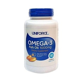 Uniforce Omega-3 Fish oil 90 caps 