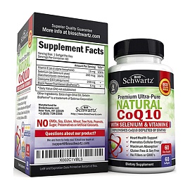 Bio Schwartz Natural CoQ10 60 sofgels 