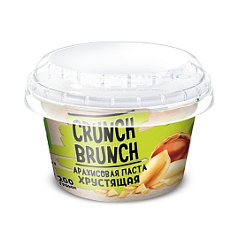 Crunch Brunch Арахисовая паста 200 гр. Хрустящая