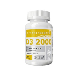 Vitamin Garden Vitamin D3 2000  Active 120 Caps