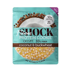 Fitnes Shock Protein Cookie Crispy 30 g Coconut&buckwheat