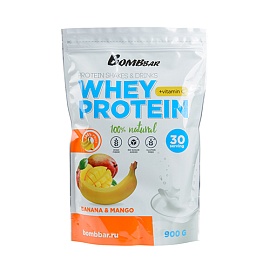 Bombbar Whey Protein 900 g Banana & Mango