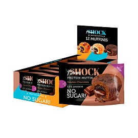 Fitnes Shock Protein Muffin 50 g Double Chocolate