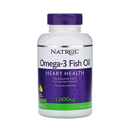 Natrol Omega-3 Fish Oil 60 caps Lemon