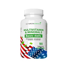 Vitamin Garden Multivitamin & Minerals Basic Daily 90 Caps