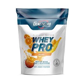 GeneticLab Whey Pro 1000 g Апельсин 