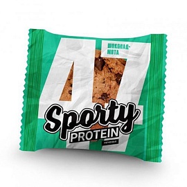 Sporty Protein Печенье 65 g Шоколад-мята 