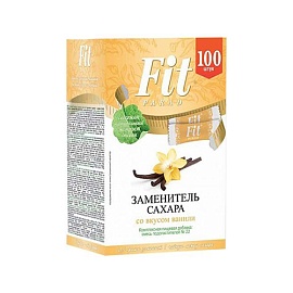 Fit Parad Заменитель сахара №22 100 шт Со вкусом ванили
