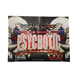 Insane Labz Psychotic 1 serving Fruit Punch