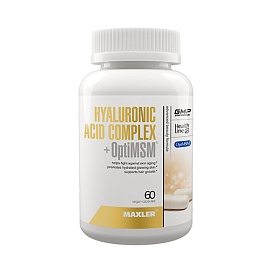 Maxler Hyaluronic Acid Complex +OptiMSM 60 vegan caps