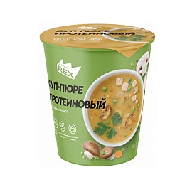 Protein Rex Суп-пюре протеиновый 25 г Гороховый грибной 