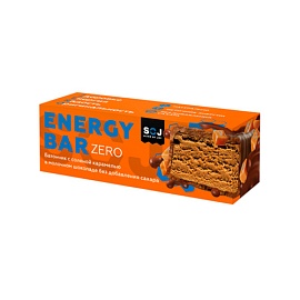 SOJ Energy Bar Zero 45 g С соленой карамелью в молочном шоколаде 