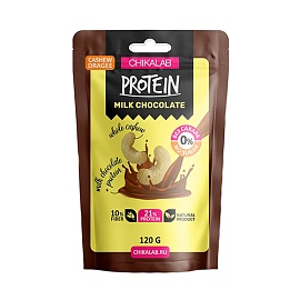 Chikalab Drage Protein Milk Chocolate 120 g Whole Cashew