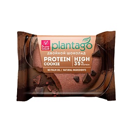 Plantago Protein Cookie High 35% 40 g Двойной шоколад