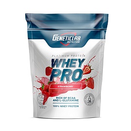 GeneticLab Whey Pro 1000 g Strawberry