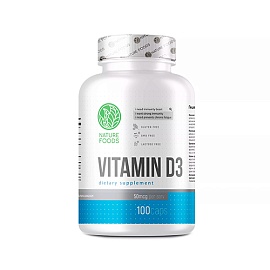 Nature Foods Vitamin D3 100 Caps 