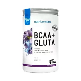 Nutriversum BCAA+Gluta 360 g Blue Grape 