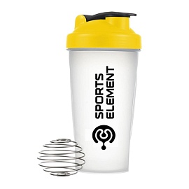 Шейкер Sports Element 600 ml "Хрусталь желтый" Желтый 