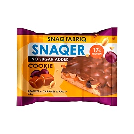 Snaq Fabriq Snaqer Cookie 45 g Peanuts & Caramel & Raisin
