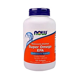 NOW Super Omega EPA 1200 g 120 softgels