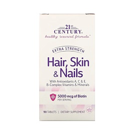 21st Century Hair, Skin&Nails 90 tablets