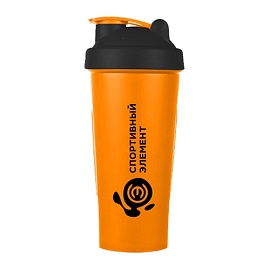 Шейкер Sports Element 600 ml "Агат оранжевый" Оранжевый 