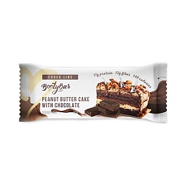 BootyBar Choco Line 50 g Peanut Butter Cake With Chocolate