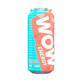 WOW Energy 500 ml Peach